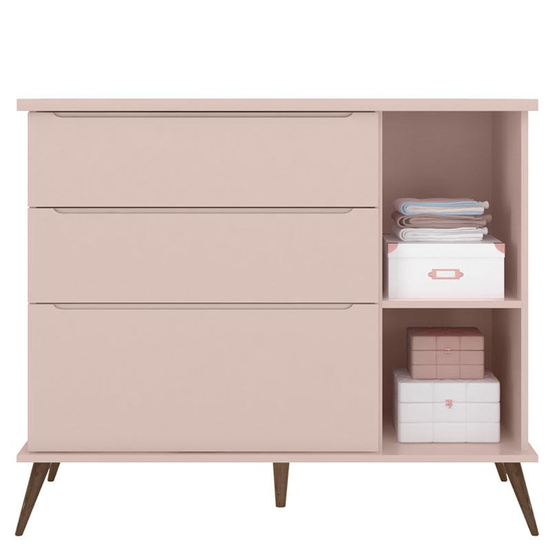 Quarto De Bebe Alice Rosa Acetinado Phoenix Baby Quarto De Bebe Alice Rosa Acetinado Phoenix Baby
