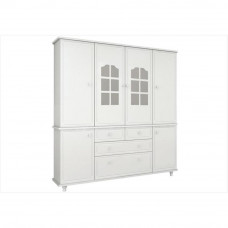 Roupeiro Phoenix Baby Maria Vitoria 6 Portas Branco