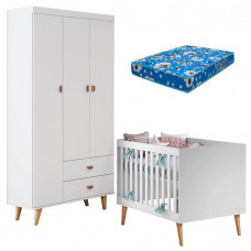 Berço-Americano-Ludmila-e-Guarda-Roupa-Infantil-3-Portas-Dud