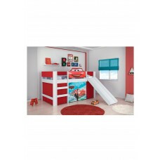 Cama Pura Magia Carros Disney Play com Escorregador
