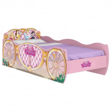 cama infantil princesas disney star 8a rosa pura magia