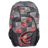 1Mochila Escolar Ecko Smolder EK2059 Preto/Vermelho - Nytron
