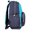 4Mochila Escolar Hang Loose HL1071 Verde/Marinho - Nytron