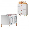 Berço-Americano-Ludmila-com-Cômoda-Gaveteiro-Duda-Branco-Bét