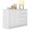 Comoda Blenda Branco acetinado