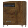 Cômoda Sapateira Cannes Malbec - Incorplac 
