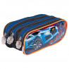 Estojo Escolar Triplo Hot Wheels 65082