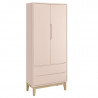 Guarda Roupa 2 Portas Classic Rosa