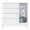 Interna Cômoda Infantil Ariel Branco Brilho