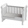 Mini Cama Mirelle Branco Brilho Carolina