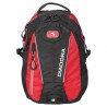 Mochila Escolar Diadora Preto Vermelho DI9013 - Nytron