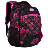 Mochila Escolar Nytron Ecko Function EK2069 Preto Rosa