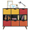 Nicho-Organizador-1478-retro-Preto-com-6-gavetas-colors-Qmov