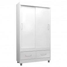 1Guarda Roupa Solteiro Popy 18425 Branco Flex