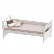 Cama Babá Júlia Branco Brilho – Carolina Moveis