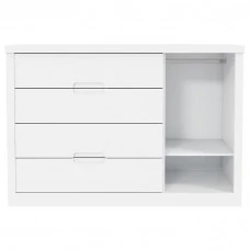 Cômoda Infantil Tutto New Branco Acetinado Interna