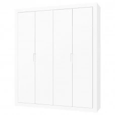Guarda Roupa Infantil Tutto New 4 Portas Branco Acetinado