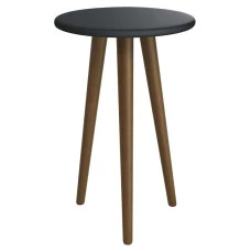 Mesa de Canto Theo Grafite Amadeirado – Reller