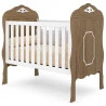 2Berço Americano e Guarda Roupa Infantil Realeza 4 Portas Br
