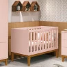 Berço-Americano-New-Classic-Rosa-Madeira-Reller-Ambiente