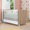 Berço-Mini-Cama-100-Doce-Sonho-Carvalho-Rústico-TOQ-Branco-A