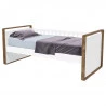 Cama Babá Tutto Branco Acetinado Teka Touch