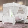 Cama Infantil Provence Clean Com Dossel  Pura Magia