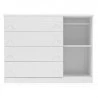 comoda infantil livia branco brilho phoenix interna