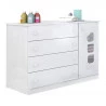 Cômoda Lívia Branco Brilho - Phoenix