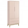 Guarda Roupa 2 Portas Classic Rosa 