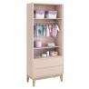Guarda Roupa 2 Portas Classic Rosa Interna