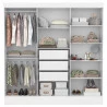 Guarda Roupa Casal Prático Branco - Demóbile 