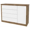 Guarda Roupa Infantil Tutto New Toque 4 Portas Branco Acetin