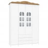 Guarda Roupa Provence 4 Portas Acetinado Teka Touch Matic