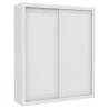 guarda roupa tutto new 2 portas de correr branco acetinado m