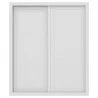 guarda roupa tutto new 2 portas de correr frente branco acet
