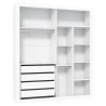 guarda roupa tutto new 2 portas de correr interior matic