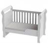 Mini Cama Mirelle Branco Brilho - Carolina