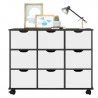 Nicho-Organizador-1478-Preto-com-9-gavetas-brancas-Qmovi