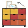 Nicho-Organizador-1478-Preto-com-9-gavetas-colors-Qmovi