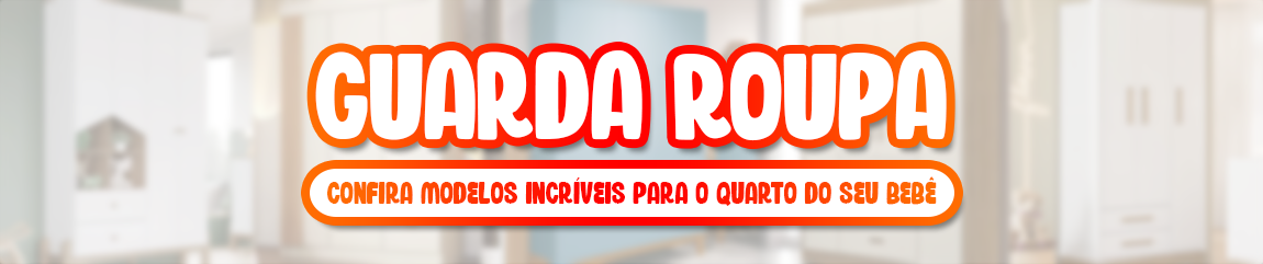 Confira incríveis modelos de guarda roupa para o quarto do seu bebê!